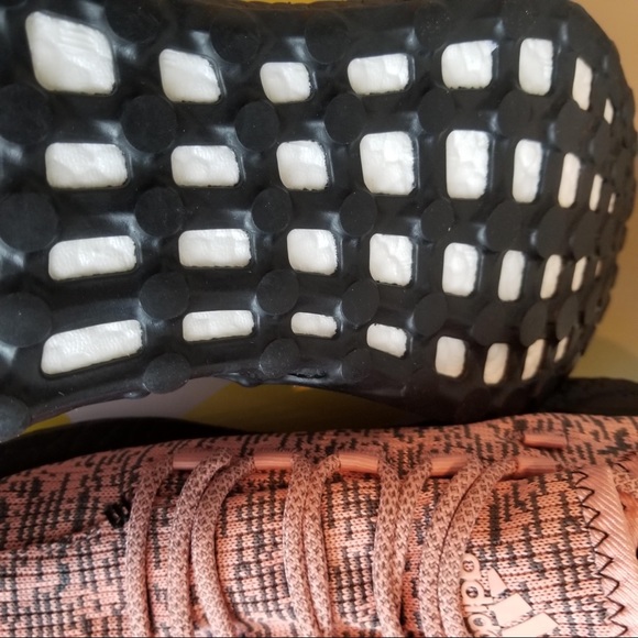 Adidas PureBOOST Running Peach/Grey Size 11 - Picture 8 of 14